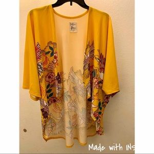 Gorgeous mustard kimono